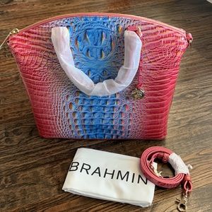 Brahmin Large Duxbury Satchel in Hopewell Melbourne